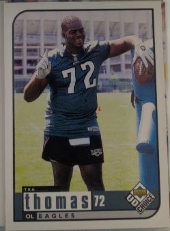 1998 Upper Deck Choice #392 Tra Thomas — front