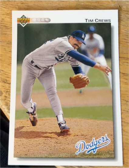 1992 Upper Deck #687 Tim Crews — front