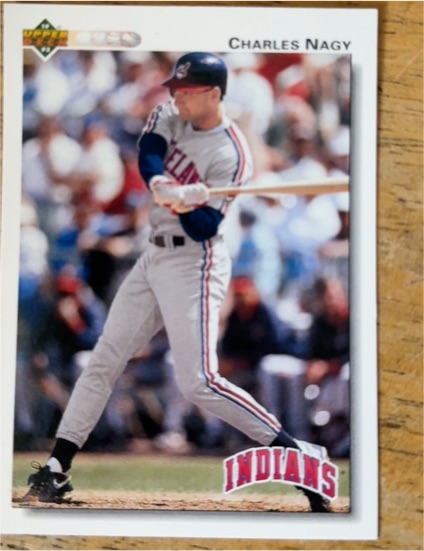 1992 Upper Deck #178 Charles Nagy — front