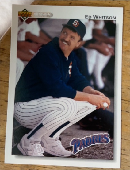 1992 Upper Deck #103 Ed Whitson — front