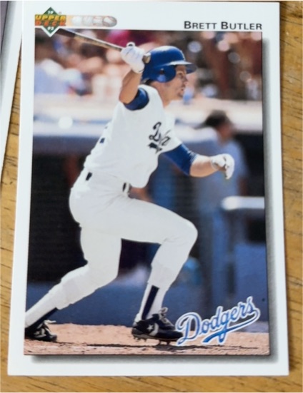1992 Upper Deck #307 Brett Butler — front
