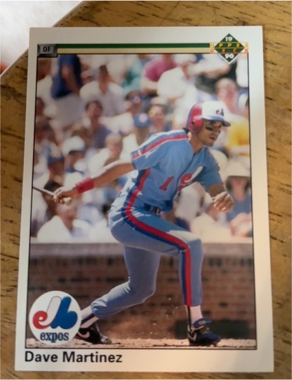 1990 Upper Deck #470 Dave Martinez — front