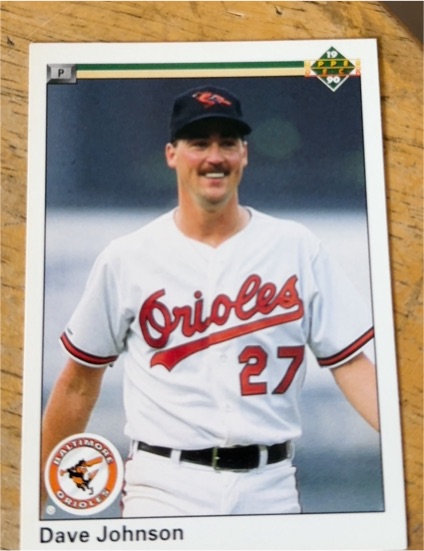 1990 Upper Deck #425 Dave Johnson — front
