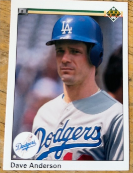 1990 Upper Deck #510 Dave Anderson — front