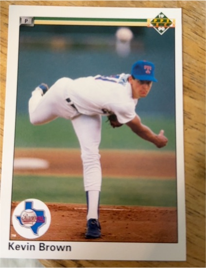 1990 Upper Deck #123 Kevin Brown — front