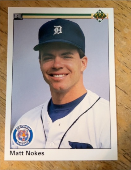 1990 Upper Deck #226 Matt Nokes — front