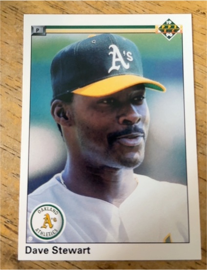 1990 Upper Deck #272 Dave Stewart — front