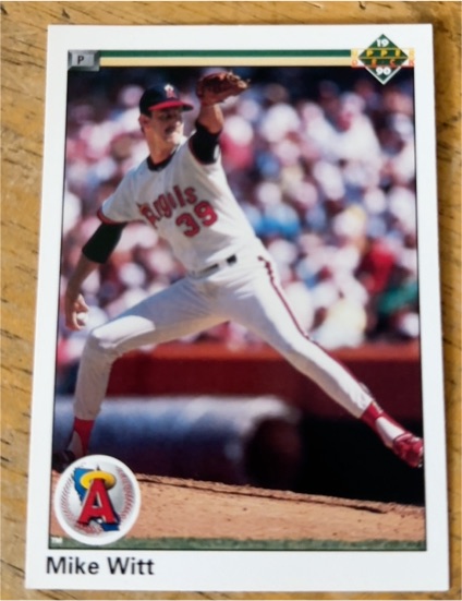 1990 Upper Deck #548 Mike Witt — front