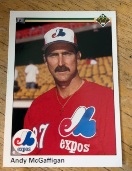 1990 Upper Deck #597 Andy McGaffigan — front