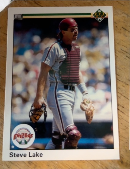 1990 Upper Deck #491 Steve Lake — front