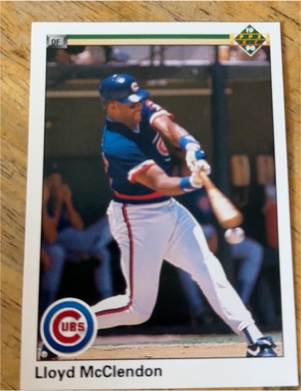 1990 Upper Deck #398 Lloyd McClendon — front