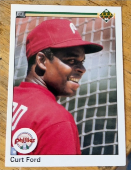 1990 Upper Deck #490 Curt Ford — front