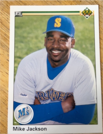 1990 Upper Deck #494 Mike Jackson — front