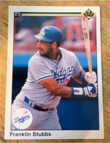 1990 Upper Deck #550 Franklin Stubbs — front