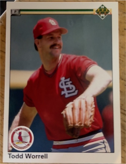 1990 Upper Deck #467 Todd Worrell — front