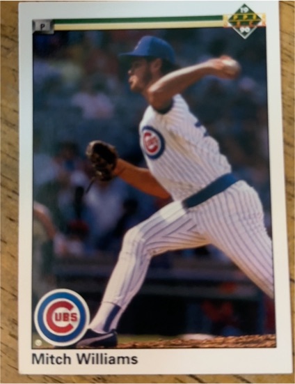 1990 Upper Deck #174 Mitch Williams — front