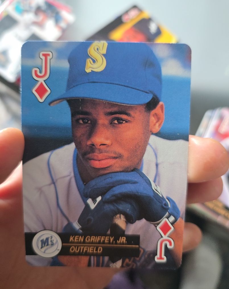 1992 U.S. Playing Card Baseball Aces #JD Ken Griffey Jr. — front