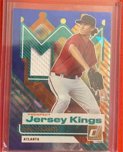 2025 Donruss Prospect Jersey Kings #PJK-CC Cam Caminiti — front