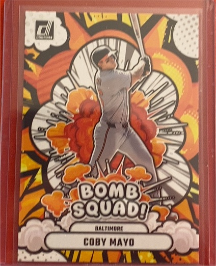 2025 Panini Donruss #19 Coby Mayo Bomb Squad — front