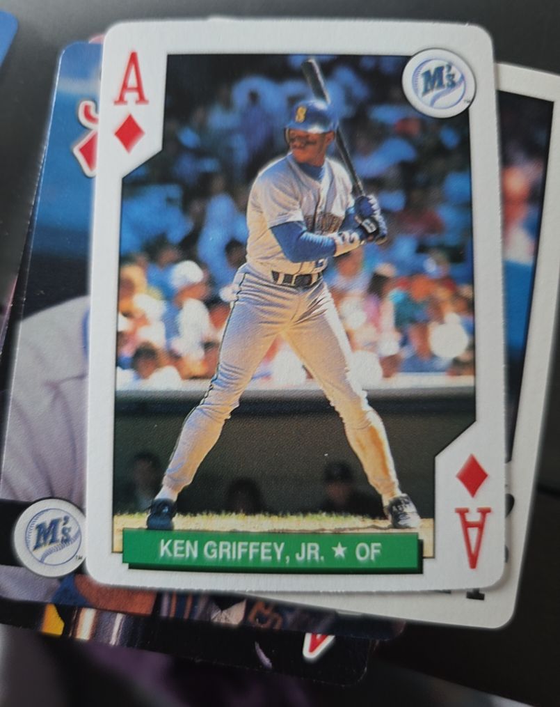 1991 U.S. Playing Cards Major League All-Stars #AD Ken Griffey Jr. — front
