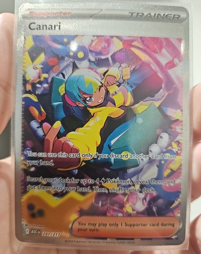 2026 Pokémon Ascended Heroes #291 Canari — front