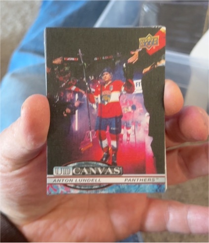 2025-26 Upper Deck Series 2 UD Canvas #C-207 Anton Lundell — front
