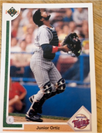 1991 Upper Deck #170 Junior Ortiz — front