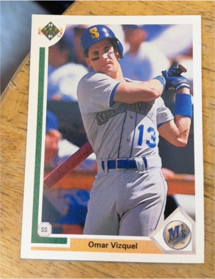 1991 Upper Deck #593 Omar Vizquel — front