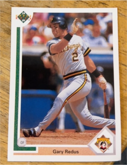 1991 Upper Deck #38 Gary Redus — front