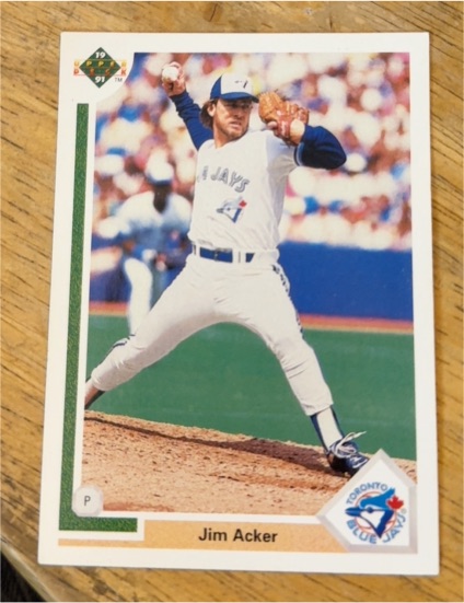 1991 Upper Deck #670 Jim Acker — front