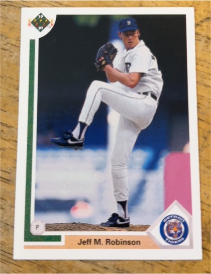 1991 Upper Deck #676 Jeff M. Robinson — front