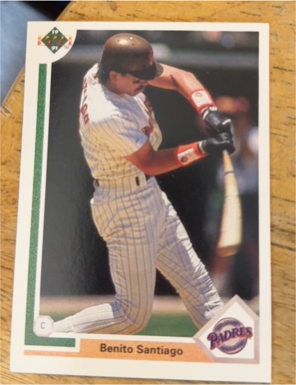 1991 Upper Deck #467 Benito Santiago — front