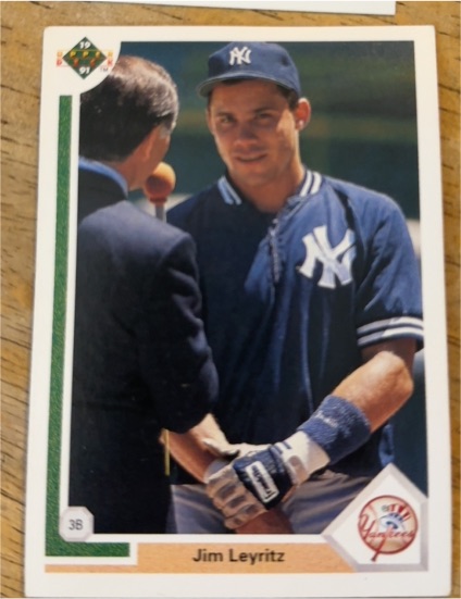 1991 Upper Deck #243 Jim Leyritz — front