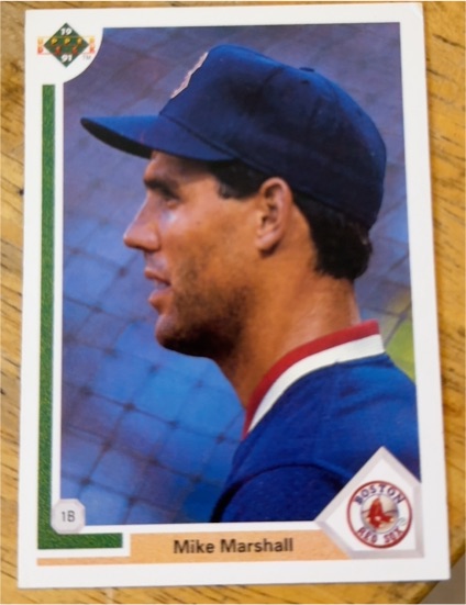1991 Upper Deck #681 Mike Marshall — front