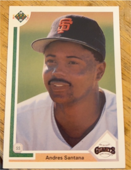 1991 Upper Deck #87 Andres Santana — front