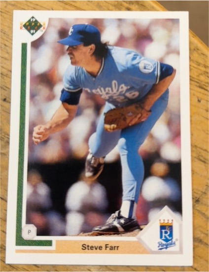 1989 Upper Deck #308 Steve Farr — front