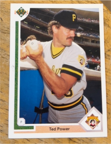 1991 Upper Deck #450 Ted Power — front