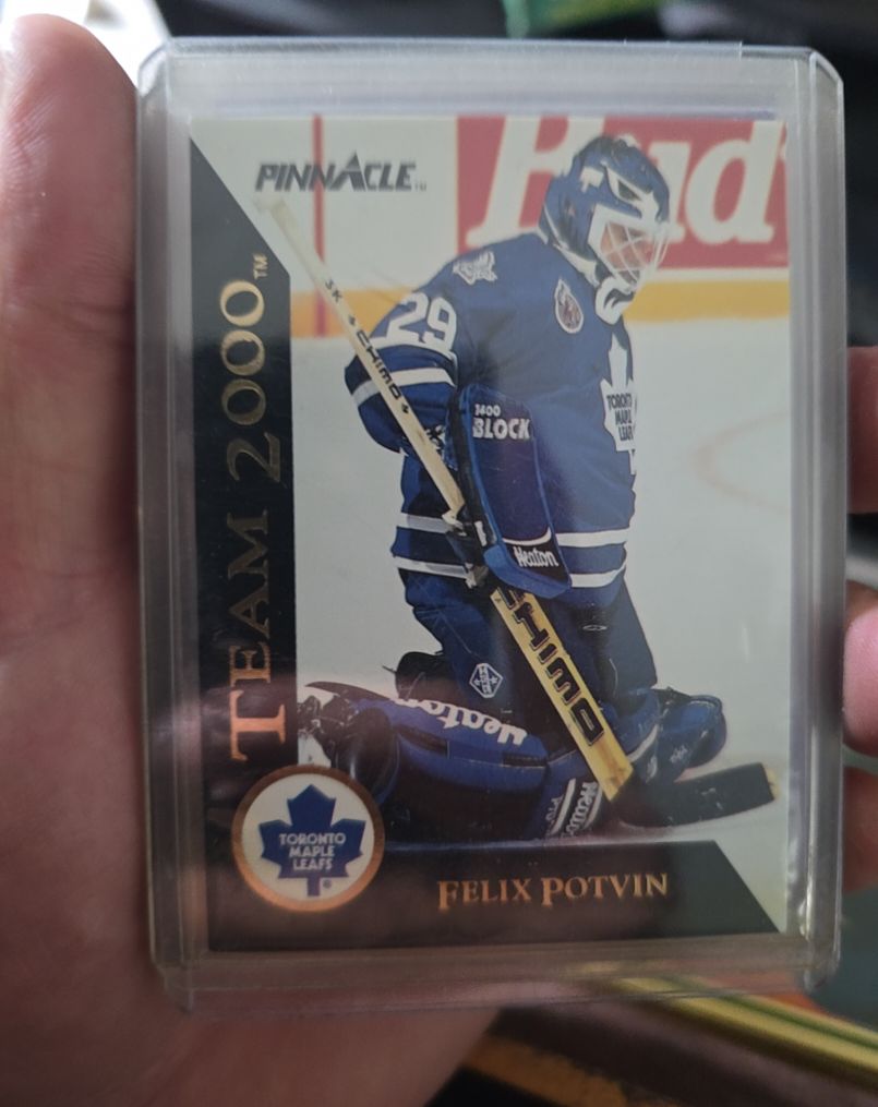 1992-93 Pinnacle Team 2000 #5 Felix Potvin — front