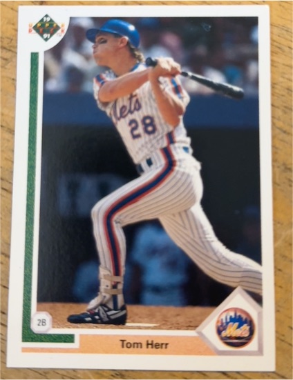 1991 Upper Deck #416 Tom Herr — front