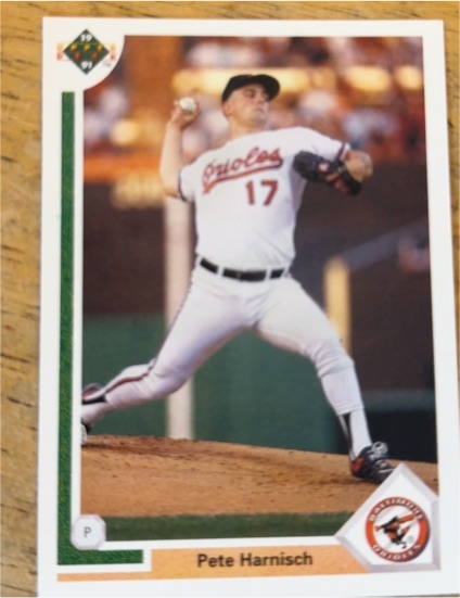 1991 Upper Deck #302 Pete Harnisch Baltimore Orioles — front