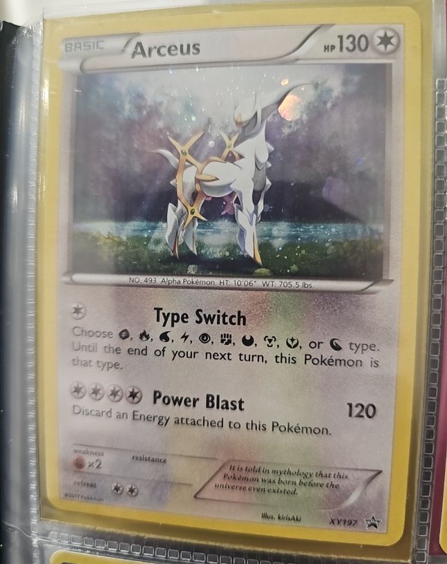 Pokémon XY #XY197 Arceus — front