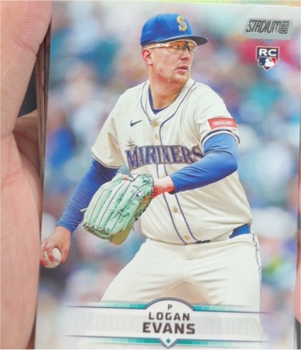 2025 Topps Stadium Club #52 Logan Evans — front