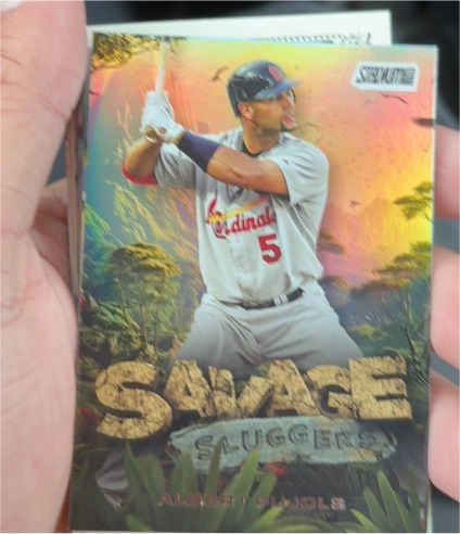 2025 Topps Stadium Club #SS-10 Albert Pujols Savage Sluggers — front