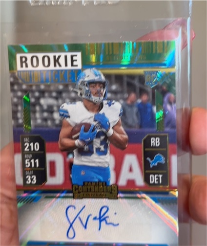 2024 Panini Contenders Optic #285 Sione Vaki Rookie Ticket — front