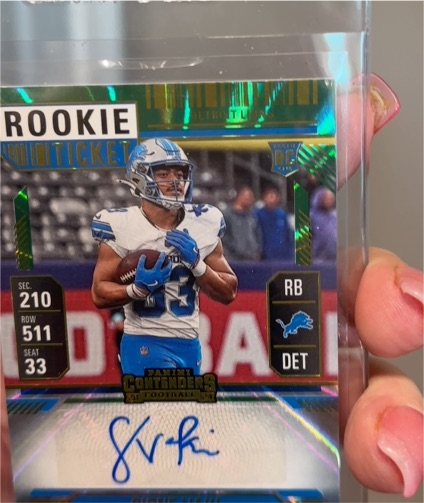 2024 Panini Contenders Optic #285 Sione Vaki Rookie Ticket — front