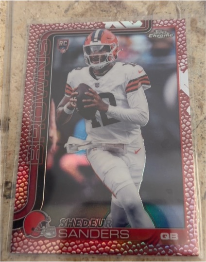 2025 Topps Chrome #315 Shedeur Sanders — front