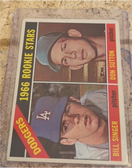 1966 Topps #288 Dodgers Rookie Stars Don Sutton & Bill Singer — front
