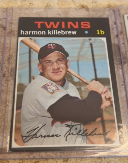 1971 Topps #550 Harmon Killebrew — front