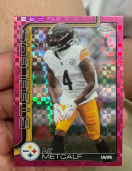 2025 Topps Chrome #254 DK Metcalf — front