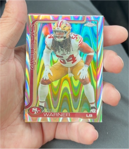 2025 Topps Chrome #268 Fred Warner — front